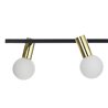 Suspended Lamp in black and gold metal - Vanity