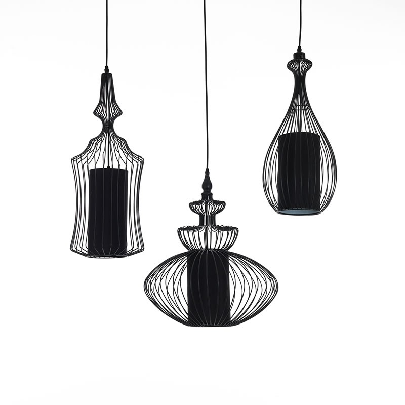 Triple Metal Pendant Lamp - Notre Dame | Tomasucci