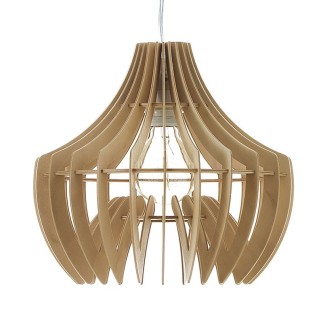 Pendant Lamp in Wood - Time | Tomasucci