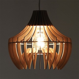 Lampada a Sospensione in Legno - Time