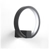 Applique LED in alluminio nero / oro - Circle