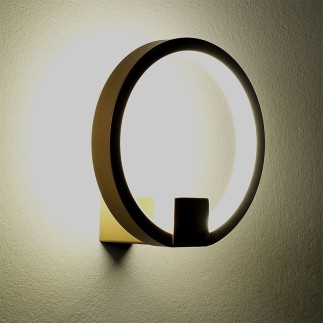 Aluminium Wall Light with LED Light - Circle | Tomasucci