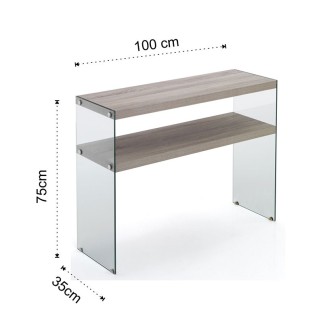 Console in MDF and Glass - Later | Tomasucci