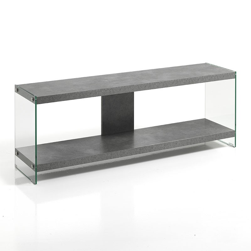 TV Cabinet in MDF and Glass - Later | Tomasucci