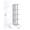 Bookcase in white lacquered - Elle