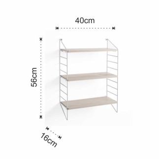 Wall Shelves in wooden - Volt | Tomasucci