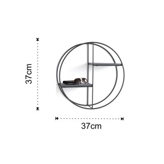 Mensola da Parete Tonda in Metallo - Zen | Tomasucci