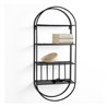 Wall Shelves in black metal - Arco