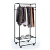 Stand clothes hangers in black steel - London