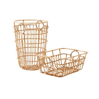 Cesta Portaoggetti Impilabile in Rattan - Carry Me | Cane-line