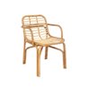 Sedia in rattan con braccioli - Peak