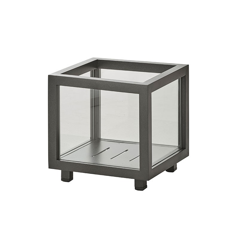 Squared Lantern / Cachepot in glass - Lightbox | Cane-line