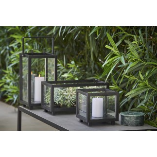 Squared Lantern / Cachepot in glass - Lightbox | Cane-line