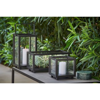 Lantern / Cachepot in Glass and Aluminum - Lightbox | Cane-line