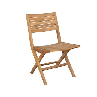 Outdoor Teak Wood Folding Chair - Flip | Cane-line