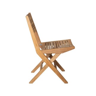 Outdoor Teak Wood Folding Chair - Flip | Cane-line