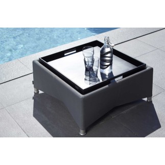 Square Tray in Aluminum - Club