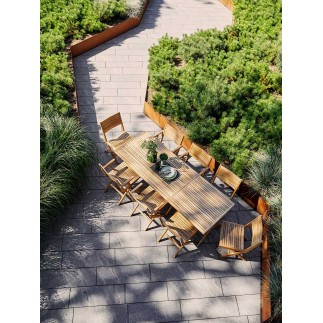 Outdoor Folding Table in Wood - Flip