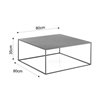 Small Black Coffee Table - Brooklyn