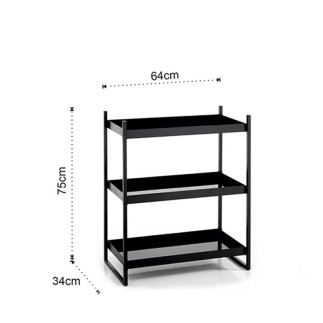 Black Metal Shelf - Dorian | Tomasucci