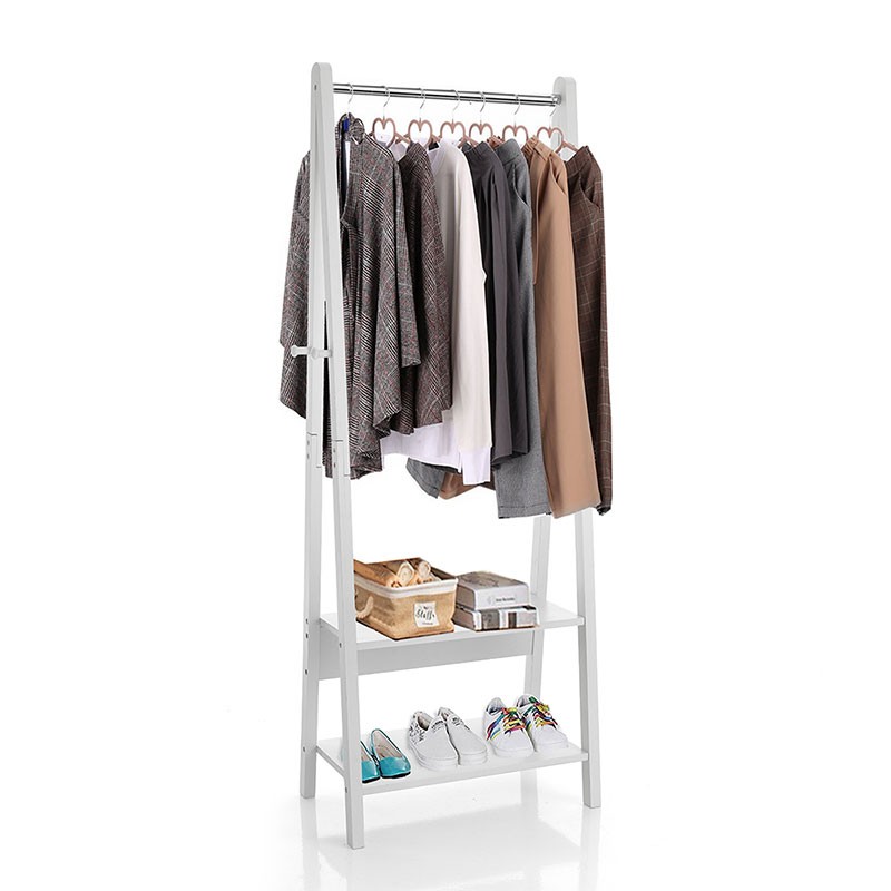 White Lacquered Floor Coat Rack - Alaska | Tomasucci