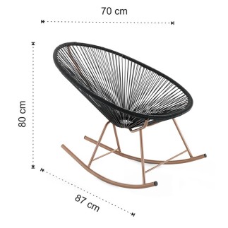 Outdoor Rocking Armchair - Kyle | Tomasucci