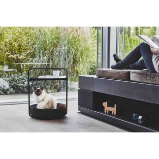 Coffee table with kennel for cat - Tavolino