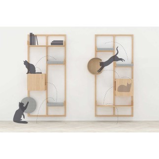 Cat Wall Climber in Wood - Alto | Miacara