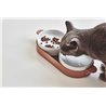 Double Porcelain Bowl for Cat and Dog - Lizzy