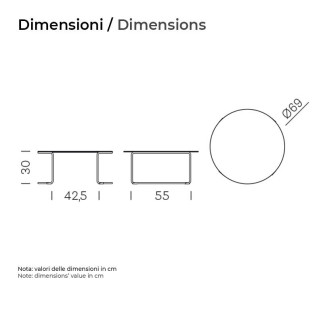 Round Coffee Table - Circuit | Home Furniture | ISA Project