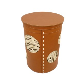 Leather Laundry Basket with Lid - Pavio | Limac Design