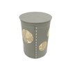 Brown Leather Laundry Basket with Lid - Pavio