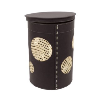 Leather Laundry Basket with Lid - Pavio | Limac Design