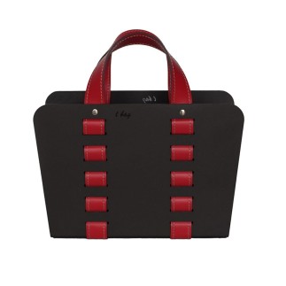 Portariviste di Design in Acciaio e Cuoio - L-Bag | Limac Design