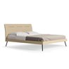 Letto Matrimoniale in Legno con Luce LED - Curve