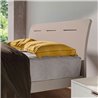 Letto Matrimoniale in Legno con Luce LED - Curve