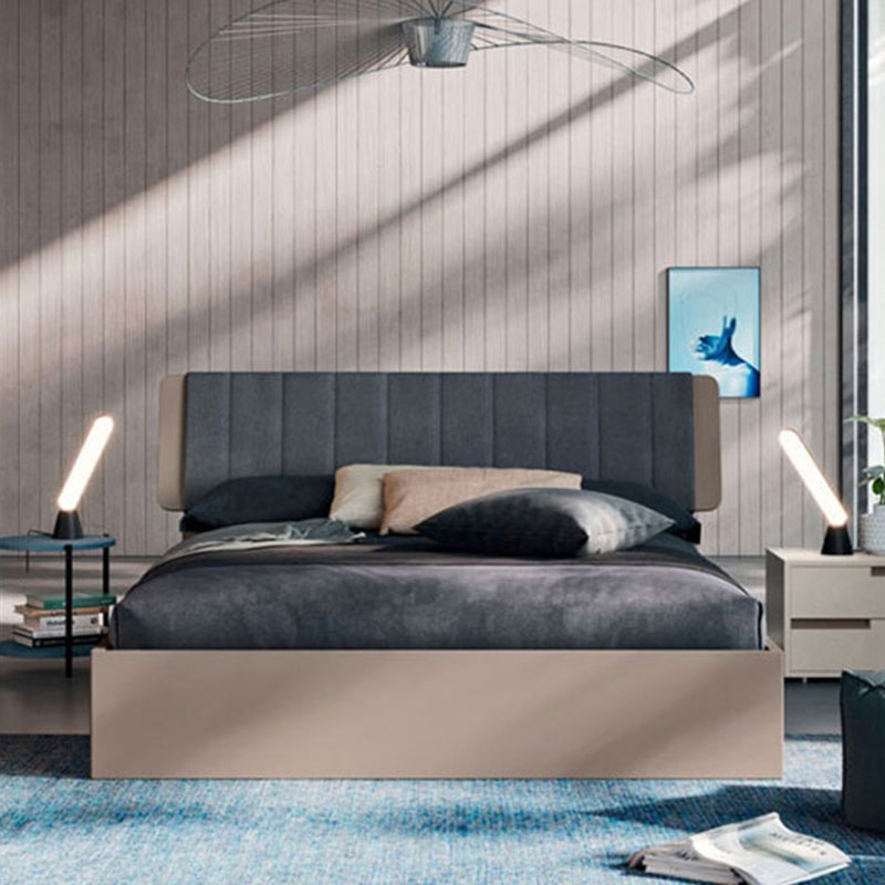 Double Bed in Wood with Storage - Dofia 02 | Orme Light