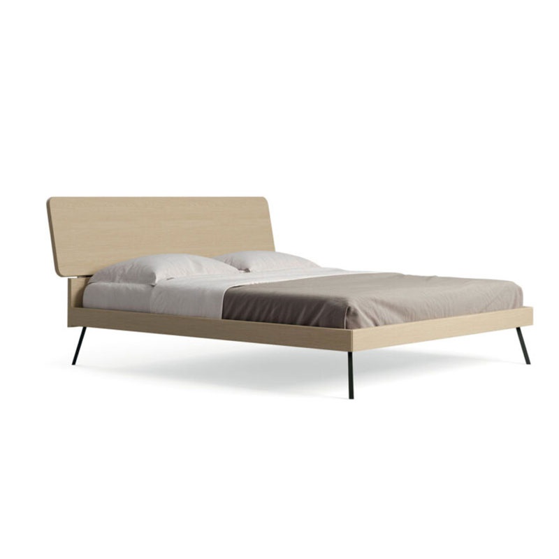 Semi-Double and Double Bed in Wood - Dofia 01 | Orme Light