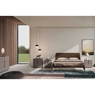 Wooden Double Bed - Miranda 01