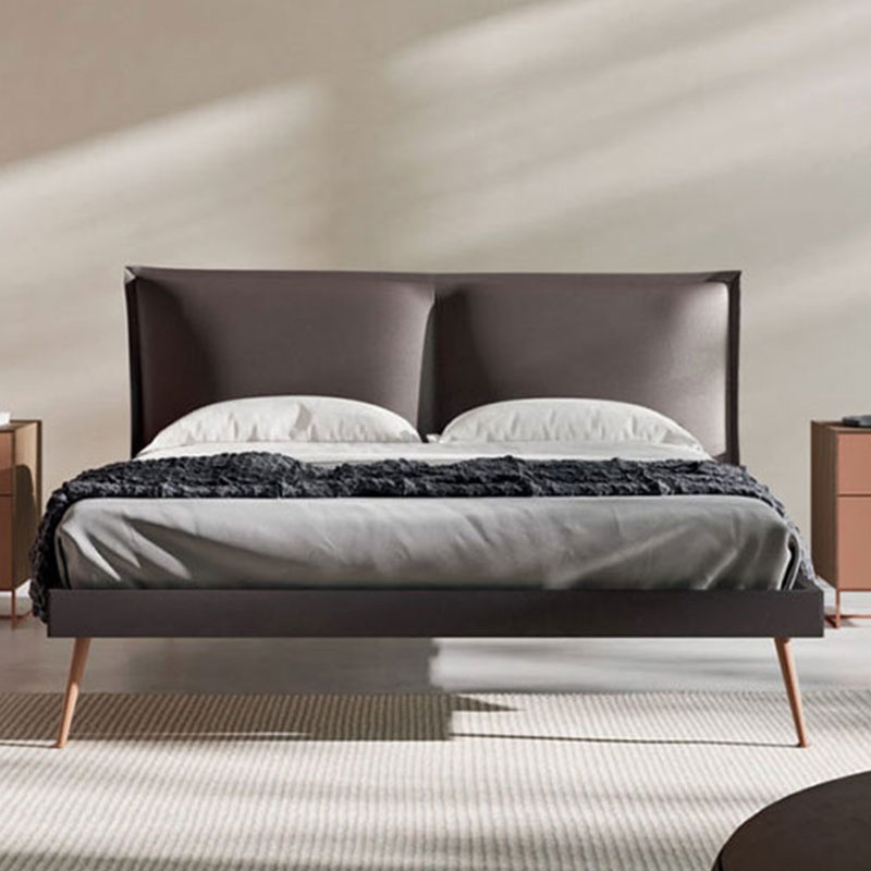 Letto Matrimoniale di Design con Cuscini - Leda | ISA Project