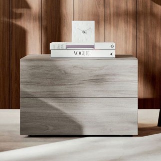 Wooden Bedside Table 2 Drawer - Clip | Bedroom Furniture | ISA Project