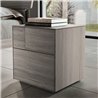 Wooden Bedside Table with Design Drawers - Klee