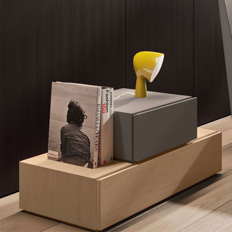 Modular Bedside Table in Wood 2 Drawers - Compongo | ISA Project