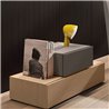 Modular Bedside Table in Wood 2 Drawers - Compongo