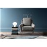 Upholstered Armchair with Armrests and High Backrest - Enie