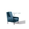 Upholstered Armchair with Armrests and High Backrest - Enie