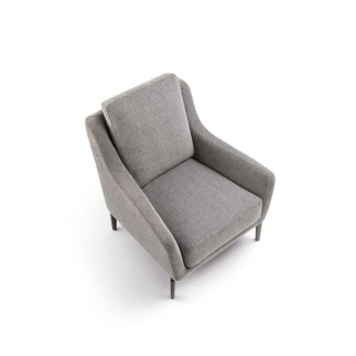 Upholstered Armchair with Armrests and High Backrest - Enie | ISA Project