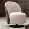 Modern Design Armchair in Fabric - Ebe