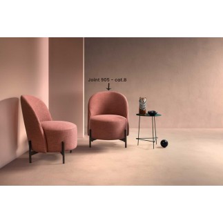 Modern Design Armchair in Fabric - Ebe | ISA Project