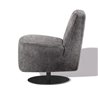 Modern Living Room Armchair in Fabric - Dory